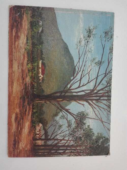 Small Original Oil Painting On Board By Constance Steyn - 29cm/20,5cm