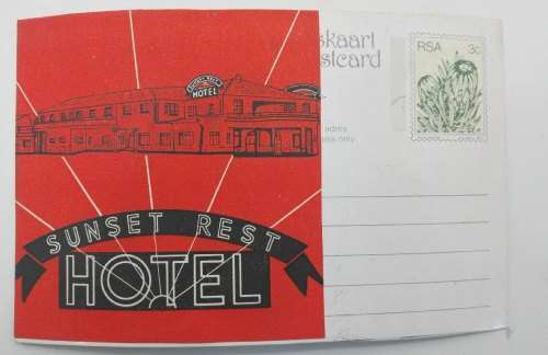 Old Sunset Rest Hotel (Outside Dundee, KZN) Advertising