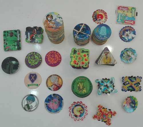 Large Lot (+/- 300) Simba Tazos: Supercube, Simbazo, Bizo, Pokemon, World Soccer