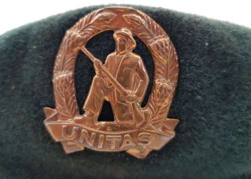 South African Defense Force Green Cap + Insignia