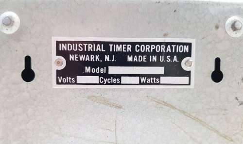 Vintage Time-O-Lite Model M-49 - Industrial Timer Corporation