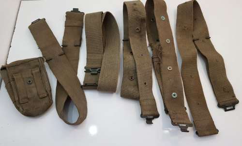 Joblot Old South African Defense Force Military Belts + Bag