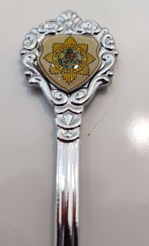 Vintage South African Police Commemorative Teaspoon