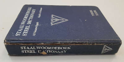 Iscor Steel Dictionary/Yskor Staalwoordeboek, 1978 - South African Iron And Steel Industrial Corp