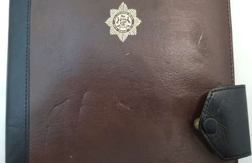 Vintage South African Police (SAP) Folder