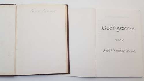 SAP South African Police: Gedragswenke Vir Die Suid-Afrikaanse Polisie Hardcover + Softcover Edition