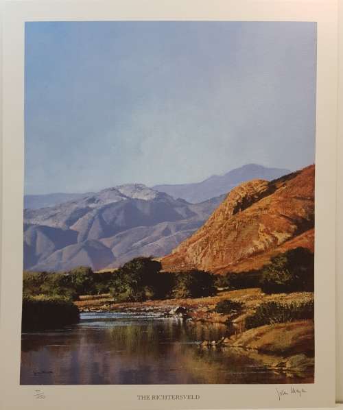 The Richtersveld Signed/Numbered Print - John Meyer - 34,5cm/42,5cm