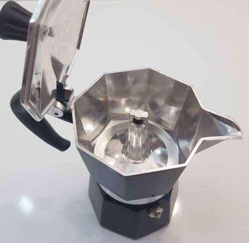 Beautiful Bialetti Mocha Express, Made In Italy Small Percolater