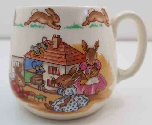 Royal Doulton Bunnykins Mug, Albion Shape ~ Perfect Condition! - 8cm/7,5cm