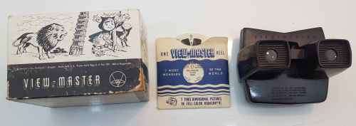 Vintage View Master & 3 Reels