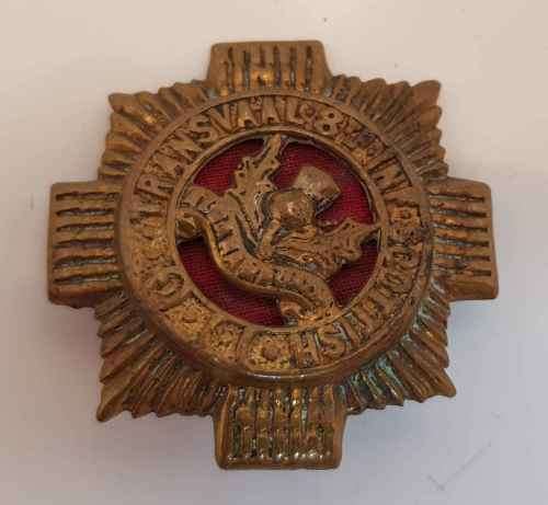 Transvaal Scottish Regiment Insignia and Booklets