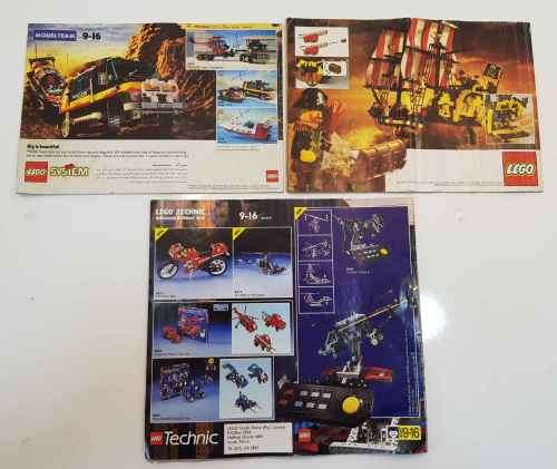Vintage Lego Booklets As Pictured