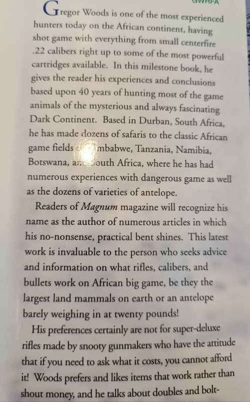 Rifles For Africa - Gregor Woods - Safari Press, 2002