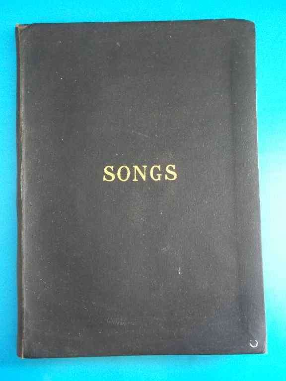 Songs - A Bound Book Of Assorted Old Sheet Music