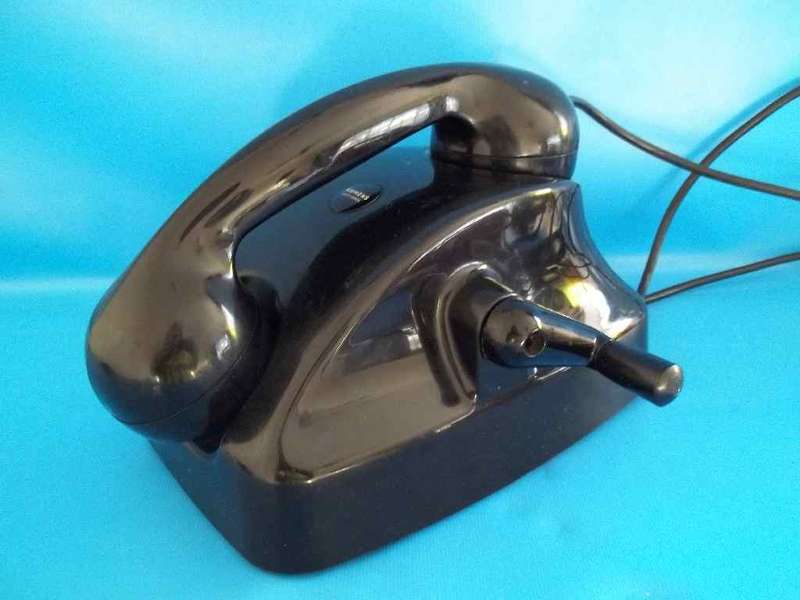 Vintage Black Siemens, South Africa, Switchboard Telephone - 15cm/16cm/21cm