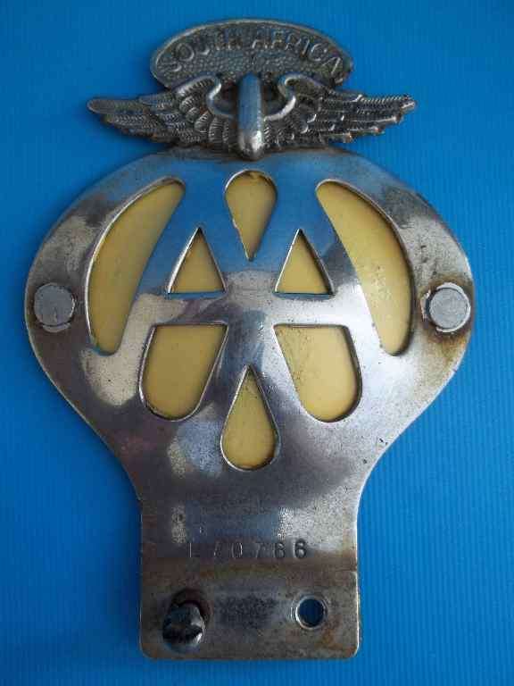 Vintage Metal AA Badge