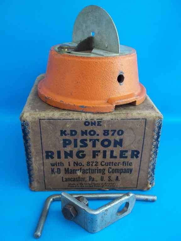 Vintage K-D No. 870 Piston Ring Filer  With 1 No. 872 Cutter File