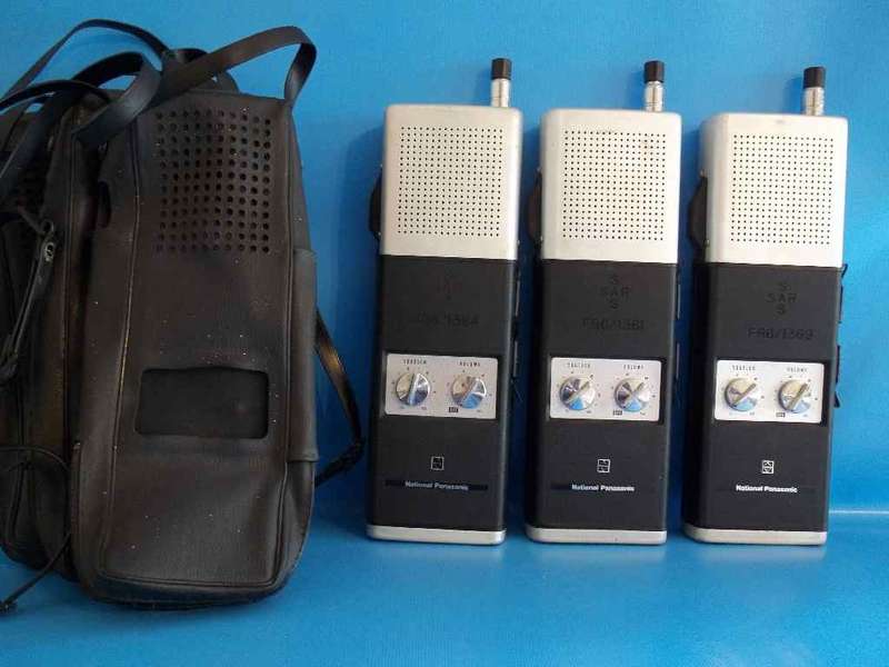 3 X National Panasonic RJ-27 CB Radios (1970's) Used On The South African Railways