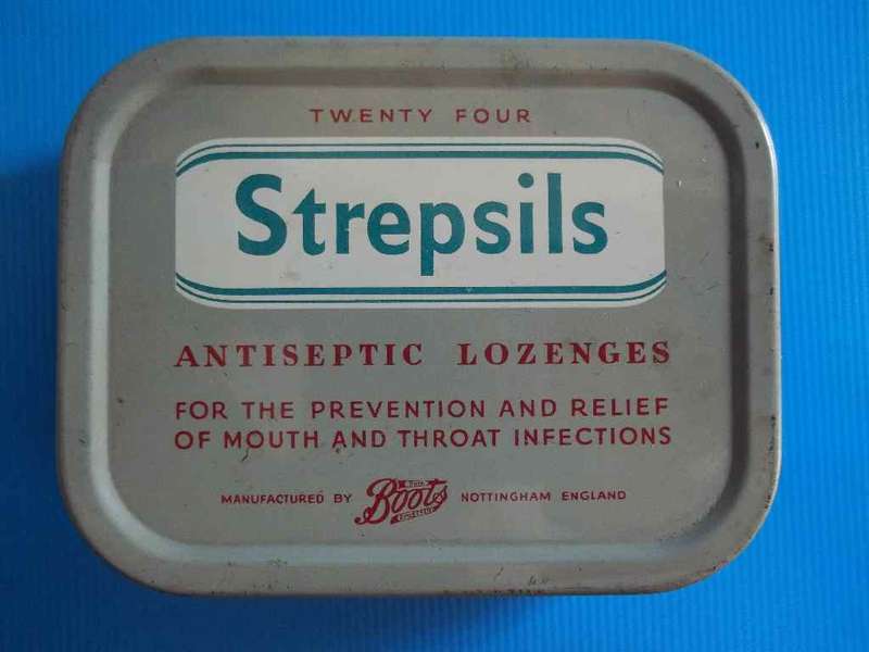 Strepsils Tin - 8,5cm/6,5cm/2cm