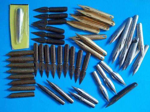 Assorted Antique Fountain Pen Nibs - Please See Ad For Details