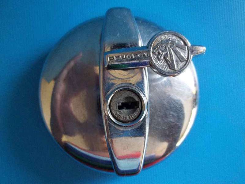 Vintage Peugot Petrol Cap, No Key