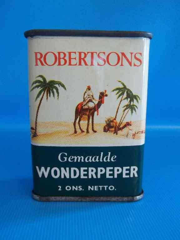 Very Old Robertsons Allspice / Pimento Tin (All Metal Top) - 8cm/5,5cm