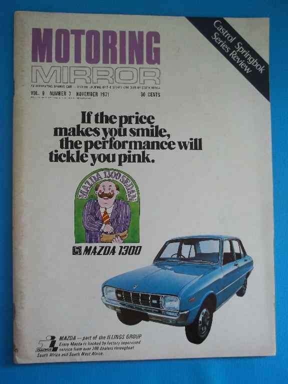 Motoring Mirror Magazine, Volume 9 Number 7, November 1971