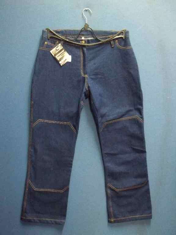 Armour Gear Bike Wear Kevlar Reinforced Mens Blue Straight Cut Jeans - Size 32 (New)