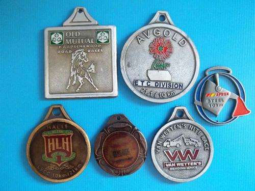 6 X Marathon Medals
