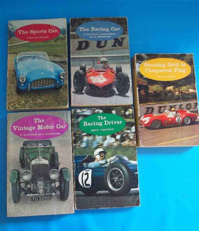 4 X Batsford Motor Racing Books + 1 X Vintage Car - 1962