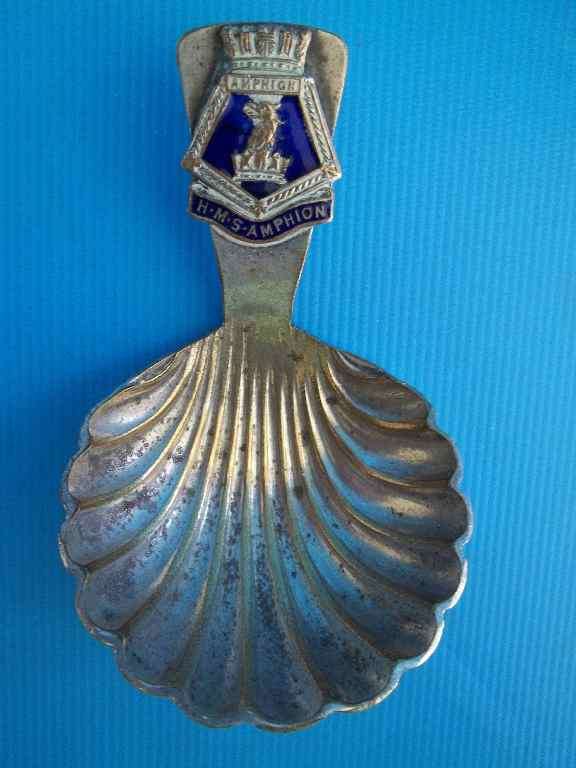 Souvenir HMS Hampton Teabag Holder - 7cm/4,5cm
