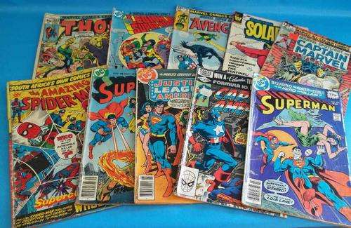 10 X Super Hero Comics Late '70's/Early '80's - Well Read Condition