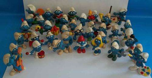 38 Assorted Smurfs