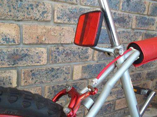 Fantastic Silver & Red Schwinn BMX Mag Scrambler 1979 SX-100 (ALL ORIGINAL!!!)