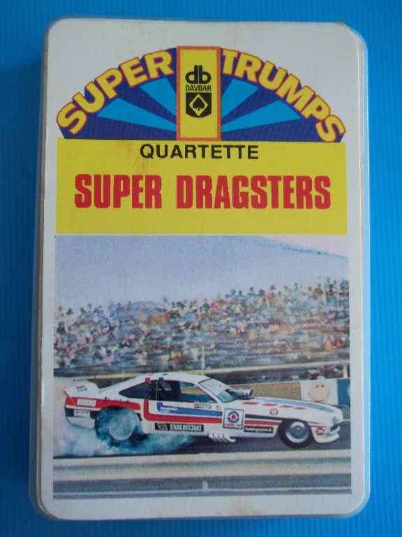 Super Trumps Quartette, Davbar, Playing Cards: Super Dragsters