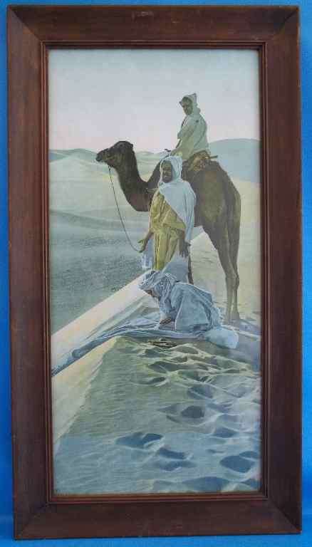 Beautiful "La Priere" Print Framed Behind Glass - 68cm/37cm