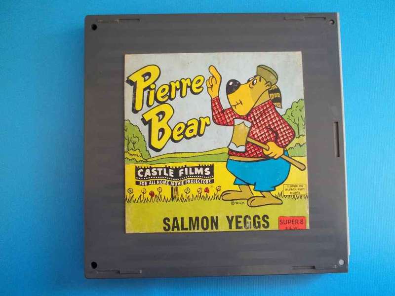Vintage 8mm Film: Fun At The Circus/Pierre Bear Salmon Eggs - Castle Films