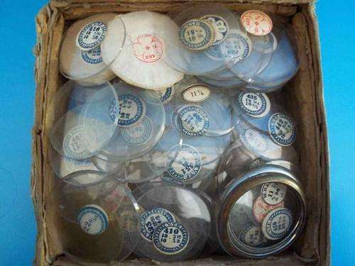 Lot Of Assorted Watch Crystals, Mostly VTF, In Various Sizes - Over 200!!!