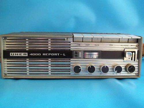 Vintage UHER 4000 Report-L Tape Recorder + Carry Case & Manual
