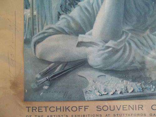 SIGNED Tretchikoff Souvenir Catalogue, 1952 - Sealed In Plastic - 39cm/25cm (Print: Blue Monday)