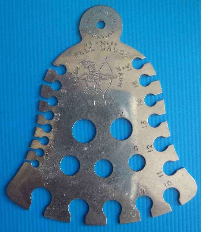 The H Walker, London, The Archer Bell Gauge Needle Tension Guide (Metal)