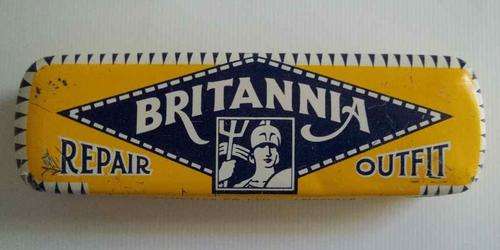 Britannia Repair Outfit Hinged Tin - 11,5cm/3cm/2cm
