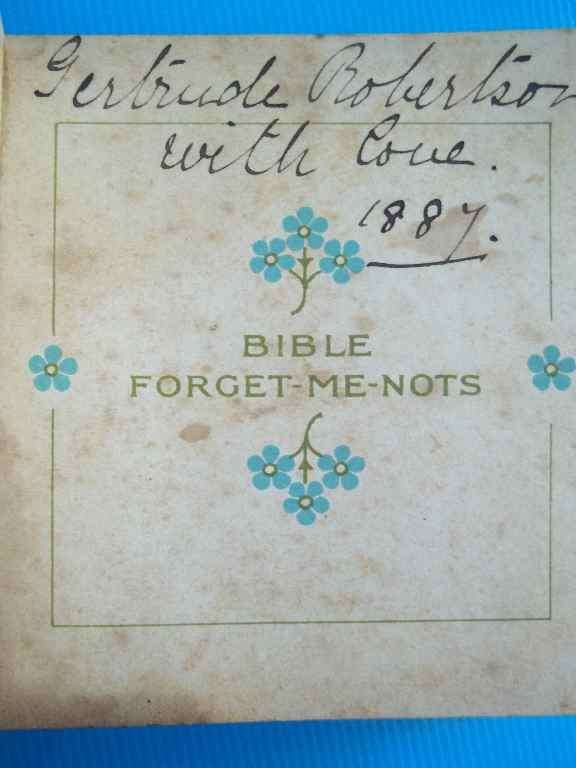 Bible Forget-Me-Nots: A Daily Text-Book Of Divine Promises - Marcus Ward & Co, 1887(?)