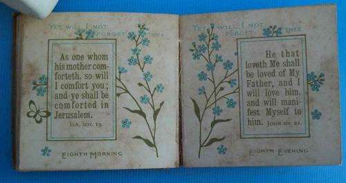 Bible Forget-Me-Nots: A Daily Text-Book Of Divine Promises - Marcus Ward & Co, 1887(?)