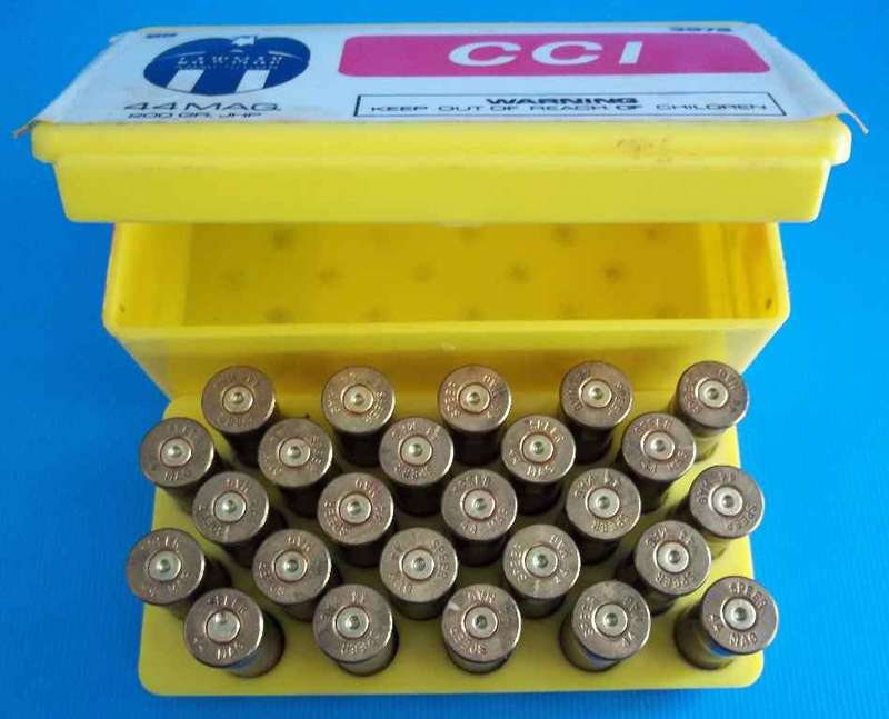 Case Of 25 44 Magnum Hollow Point Shells (Used)