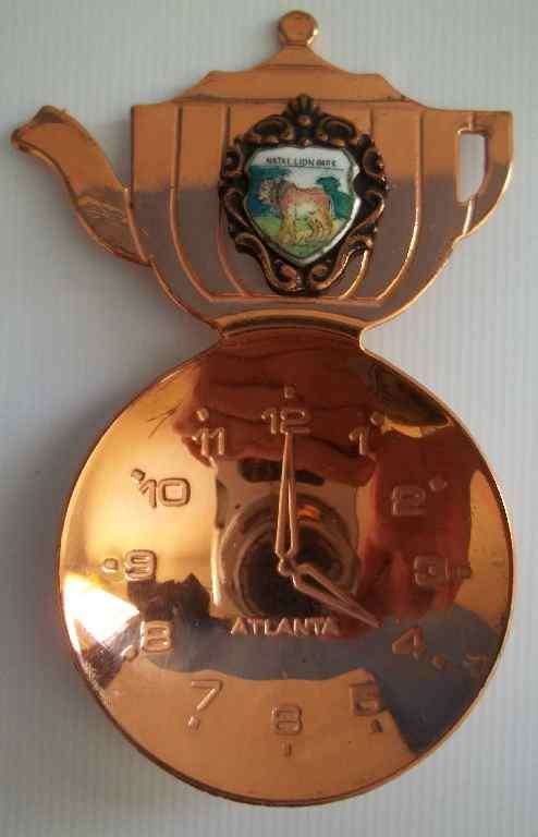 Copper Natal Lion Park Tea Bag Holder - 8cm/5cm