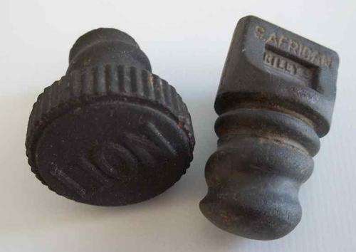 2 X Vintage Beer Bottle Tops - S African Rileys & Lion
