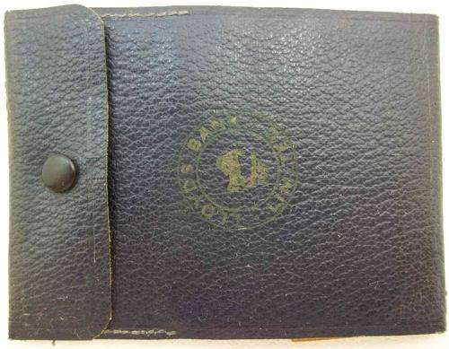 Lloyds Bank Limited Rhyl. Fold Up Cheque Book With Unused Cheques - Closed 11cm/8cm