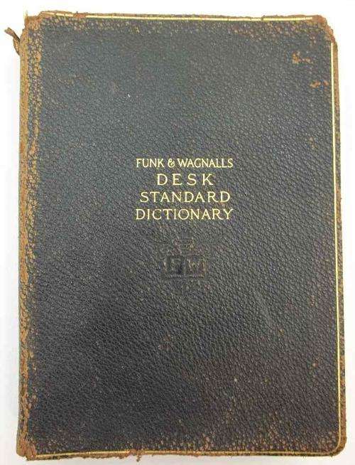 Funk & Wagnalls Desk Standard Dictionary, 1919