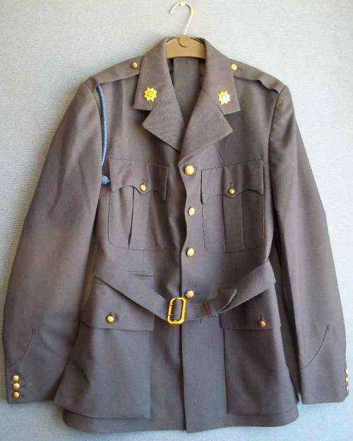 Vintage SAPS Dress Jacket (Made By Ensign, Cape Town) - Size 10 + Tie